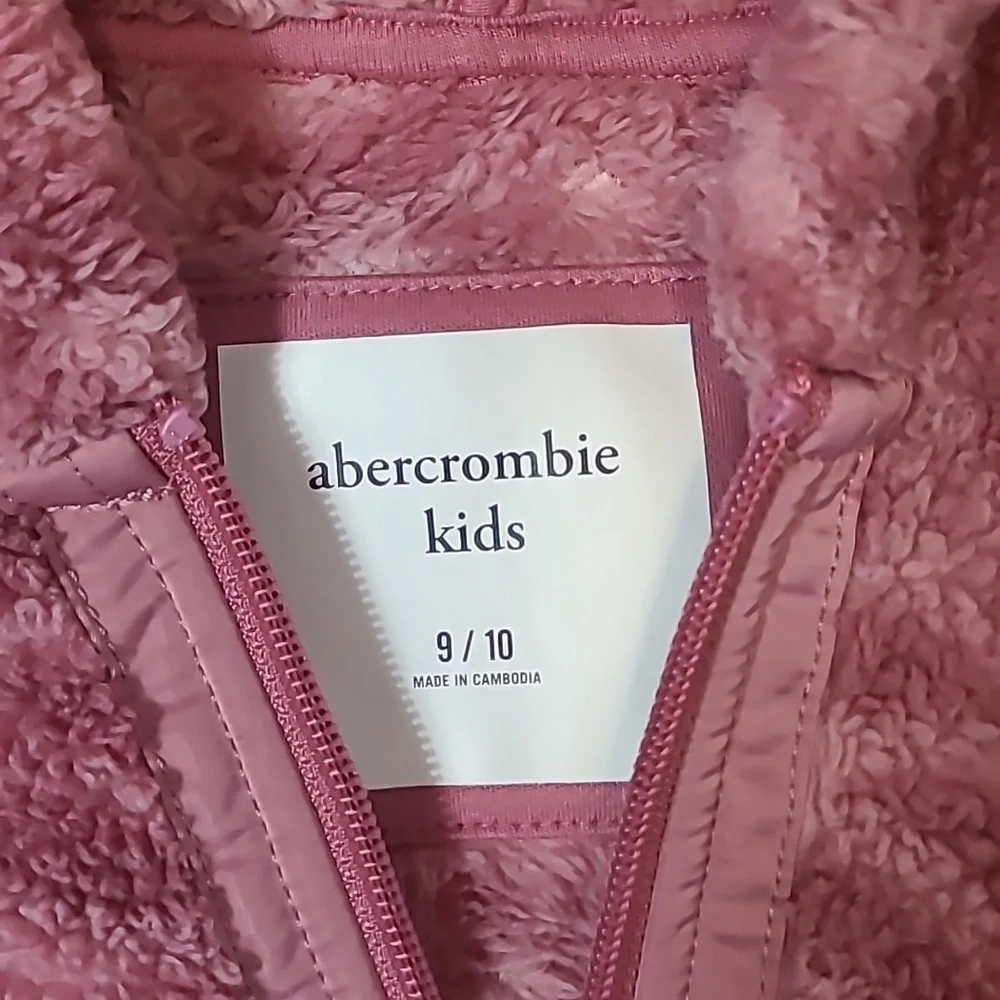Abercrombie Kids Sherpa Fleece Hoodie Size 9/10